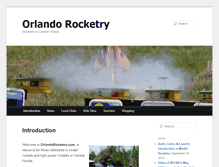 Tablet Screenshot of orlandorocketry.com